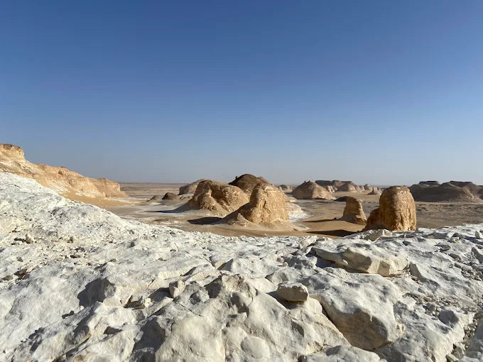From Cairo: Black and White Desert and Bahiriya Oasis Guided Tour