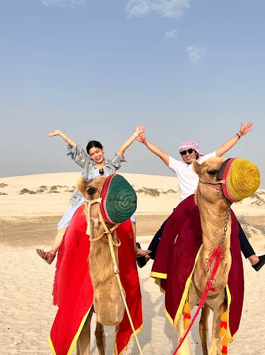 Doha: Combinatie Privé Woestijnsafari en Stadsrondleiding