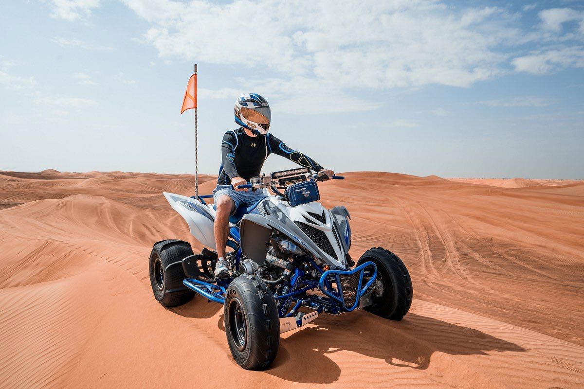 Dubai: passeio de quadriciclo Yamaha Raptor 700cc