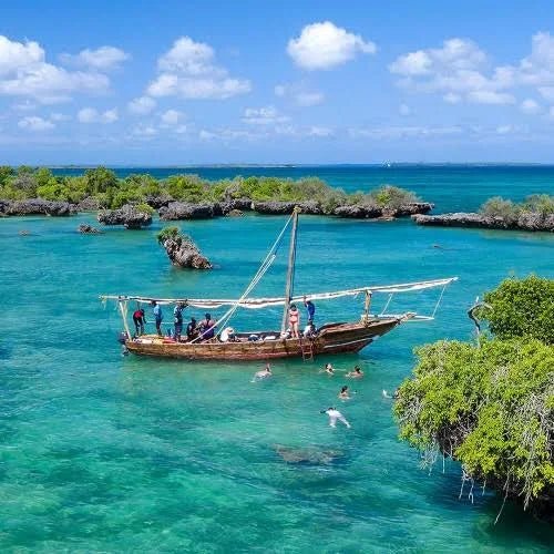 Zanzibar: Blue Lagoon Trip with Snorkeling and Kwale Island Lunch