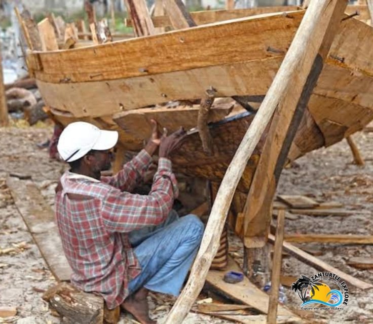 Zanzibar: Nungwi Village and Turtle Lagoon Tour with Boat Yard Visit