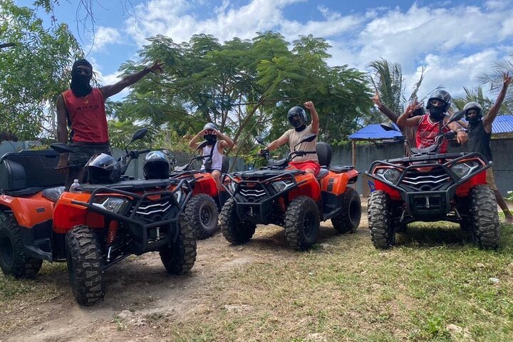 Zanzibar: Quad Biking Tour and Adventure at Villages, Beaches, and Baobabs