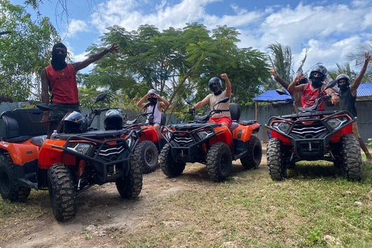 Zanzibar: Quad Biking Tour and Adventure at Villages, Beaches, and Baobabs