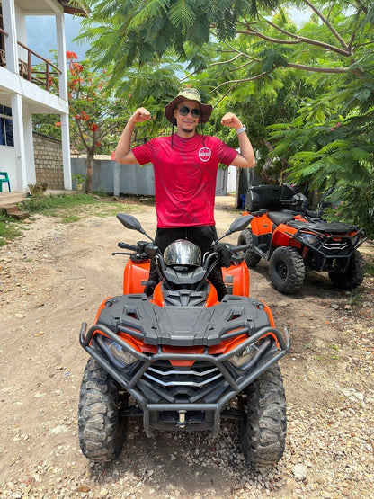 Zanzibar: Quad Biking Tour and Adventure at Villages, Beaches, and Baobabs