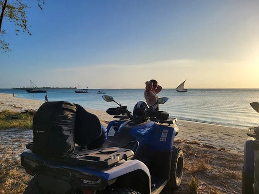 Zanzibar: Quad Biking Tour from Kendwa or Nungwi with Village Visit