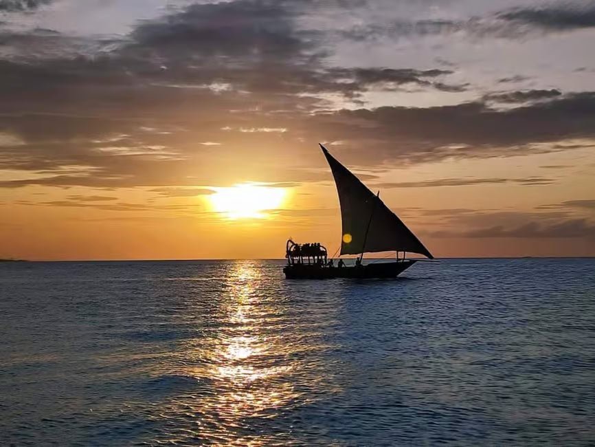 Zanzibar: Sunset Dhow Cruise at Nungwi Beach with Snacks