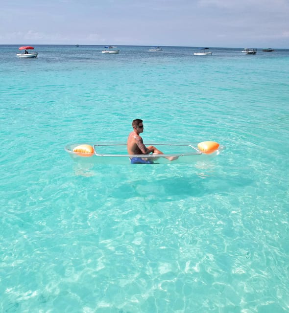 Zanzibar: Transparent Kayak Tour with Drone Photos