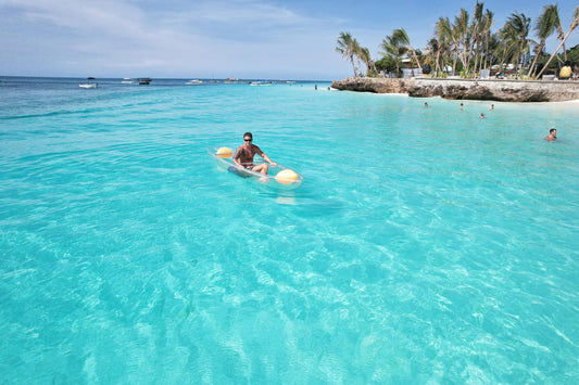 Zanzibar: Transparent Kayak Tour with Drone Photos
