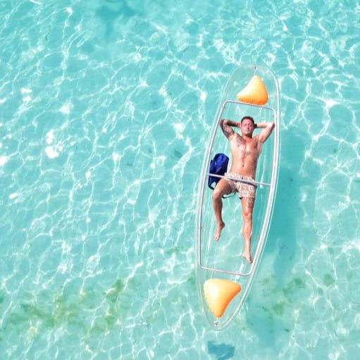 Zanzibar: Transparent Kayak Tour with Drone Photos
