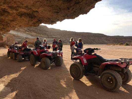 El Gouna: Quad 4x4 Adventure out in the mountains