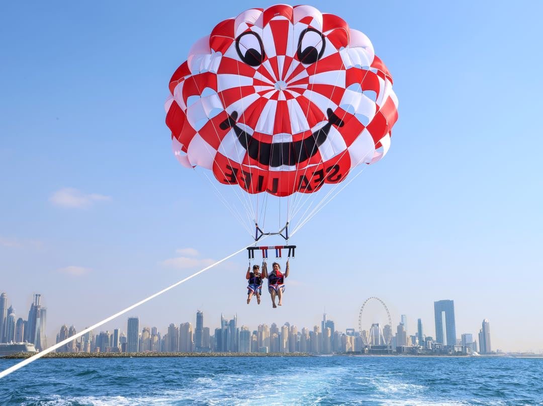 Dubai: experiência de parasailing com Palm View e JBR View