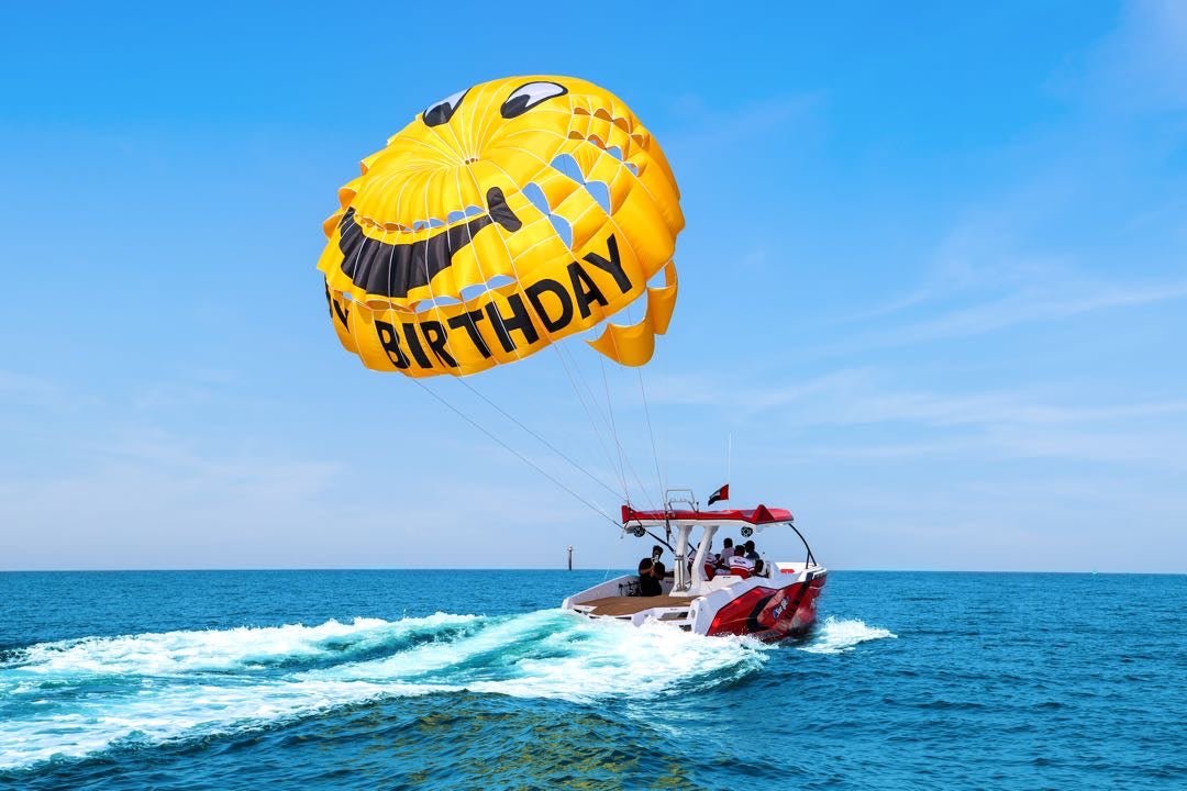 Dubai: experiência de parasailing com Palm View e JBR View