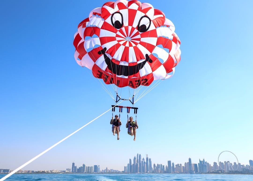 Dubai: experiência de parasailing com Palm View e JBR View