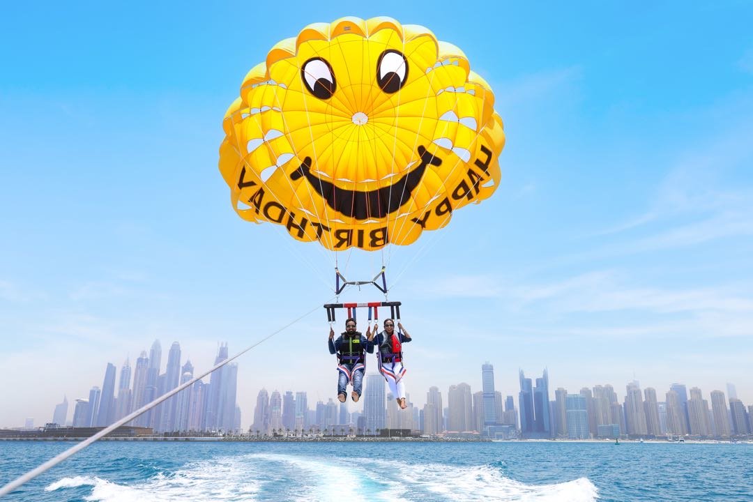 Dubai: experiência de parasailing com Palm View e JBR View
