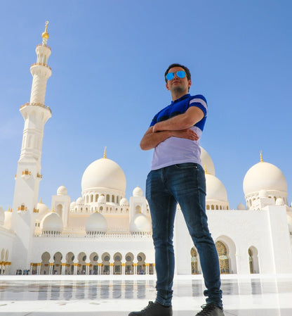 De Dubai: excursão de meio dia à mesquita Sheikh Zayed em Abu Dhabi