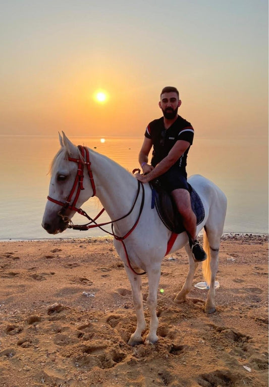 Sharm El Sheikh: passeio a cavalo ao pôr do sol na praia dos manguezais