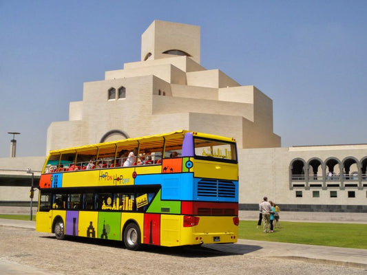 Doha: 24-Stunden-Hop-On-Hop-Off-Busticket mit Audioguide