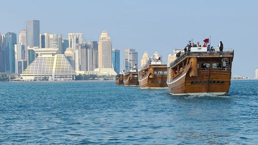 Qatar: Doha Sightseeing Cruise Onboard an Arabic Dhow Boat