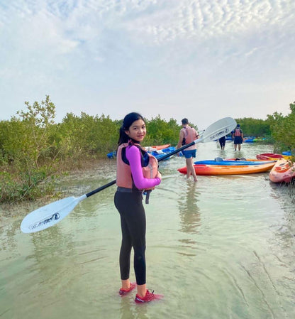 Doha : expérience de kayak dans les mangroves sur l'île violette d'Al Khor
