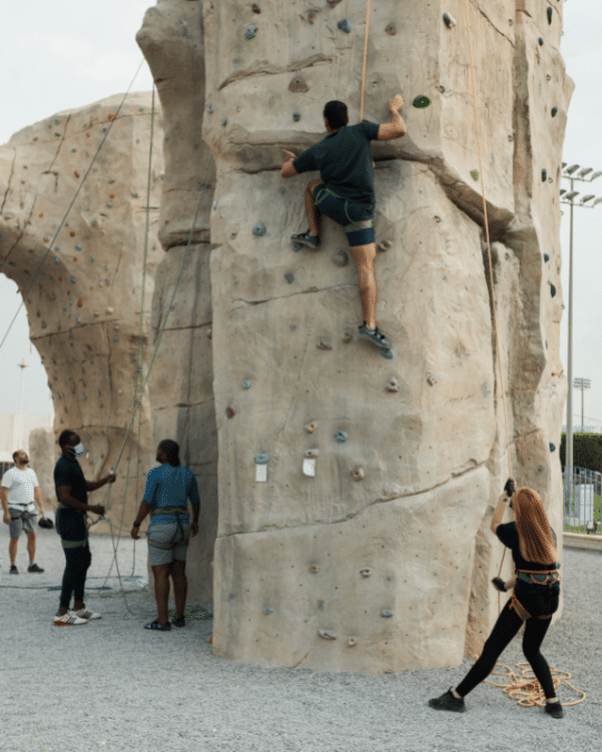 Doha: Rock Climbing Experience