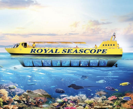 Hurghada: Rejs łodzią podwodną Royal Seascope Glass Boat z nurkowaniem