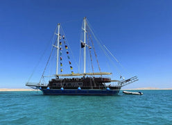 赫尔格达：海盗帆船浮潜之旅，含奥兰治湾参观和午餐