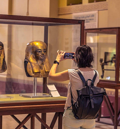 De Hurghada: excursão guiada de dia inteiro ao Cairo, pirâmides de Gizé e museu