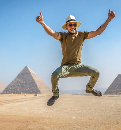 De Hurghada: excursão guiada de dia inteiro ao Cairo, pirâmides de Gizé e museu