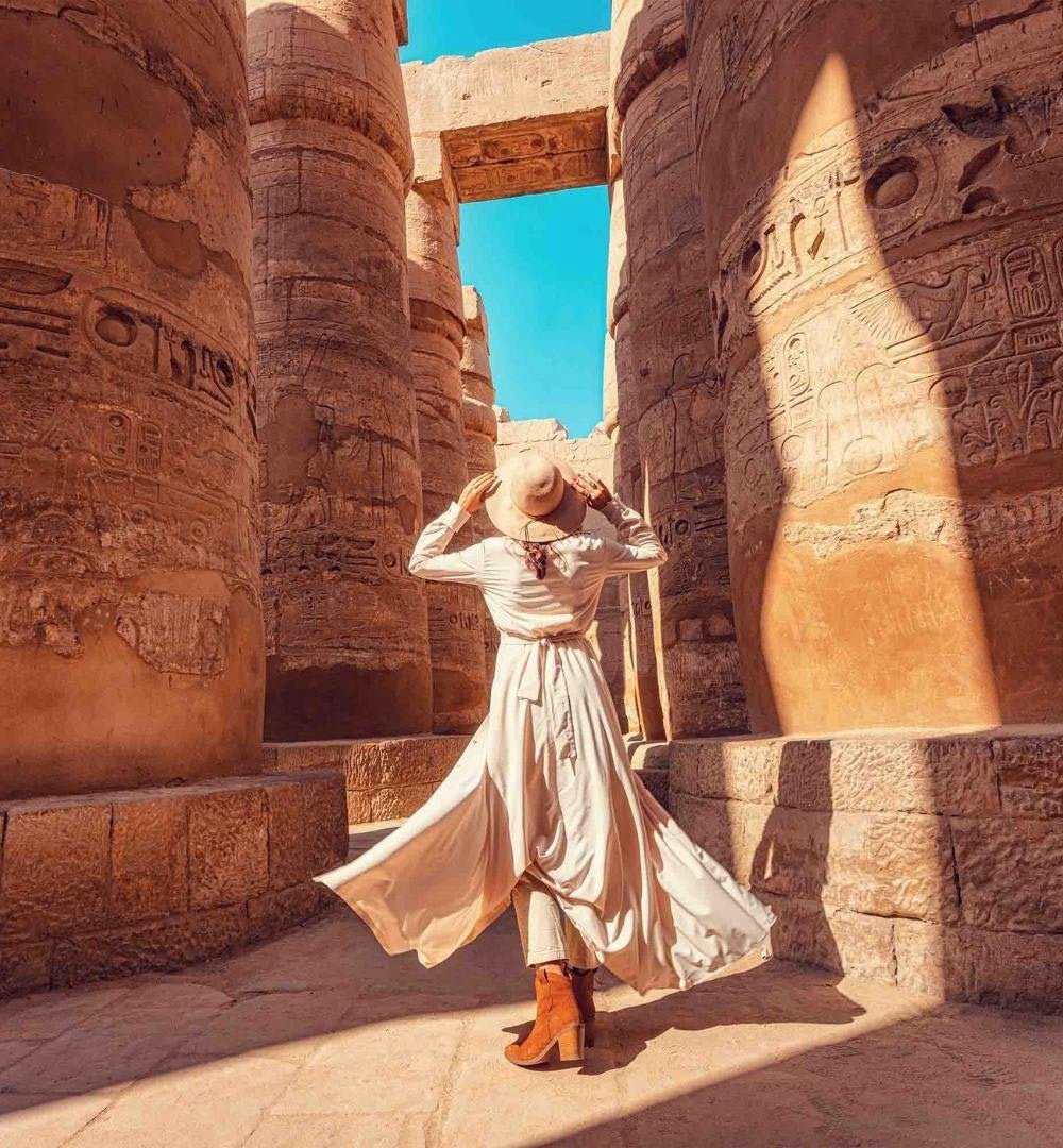 De Hurghada: Vallée des Rois, Hatshepsout, Karnak et déjeuner