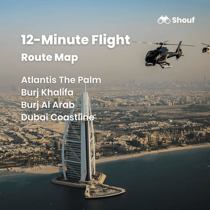 Dubai: passeio turístico de helicóptero saindo de The Palm