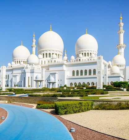 De Dubai: excursão de meio dia à mesquita Sheikh Zayed em Abu Dhabi