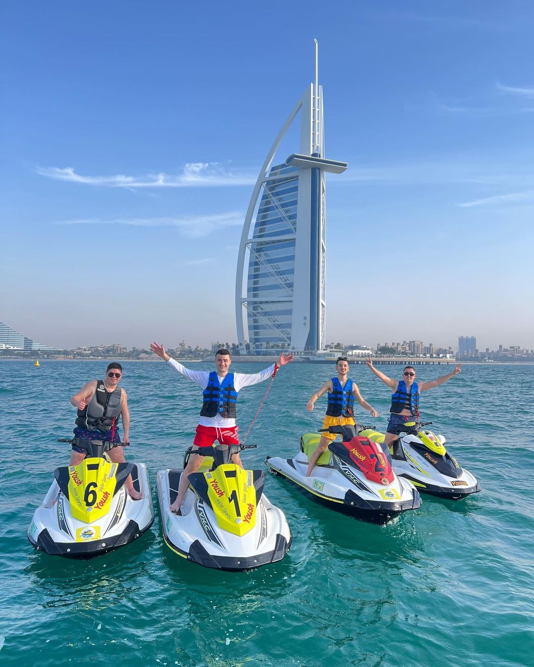 Dubai: Atlantis the Palm & Burj Al Arab Jet Ski Tour