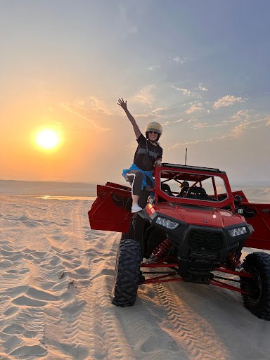 Doha : aventure en buggy dans les dunes sans chauffeur dans le désert Sealine du Qatar