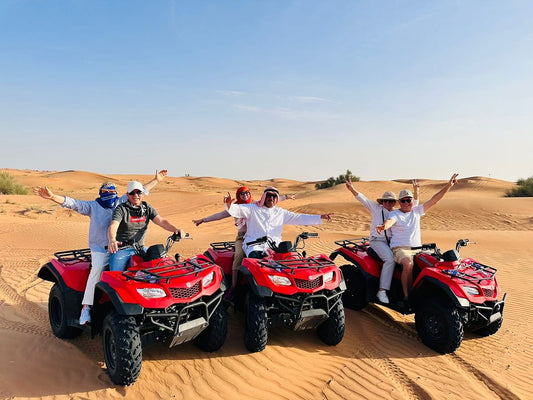Dubai: Quad & ATV Bike, Red Dune Desert and Safari Adventure