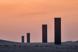 Doha: Tour privado de la escultura de Richard Serra, Mushroom Hills y el Fuerte Zekreet