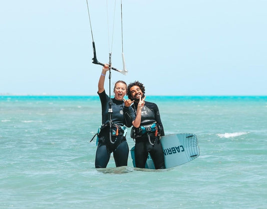 El Gouna: curso para iniciantes em kitesurf