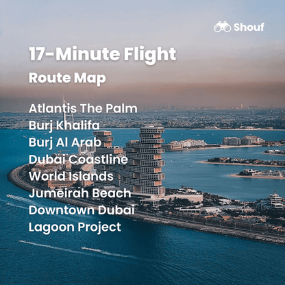Dubai: passeio turístico de helicóptero saindo de The Palm