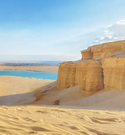 From Cairo: Fayoum Magic Lake 4x4 Desert Safari and Sandboarding Tour