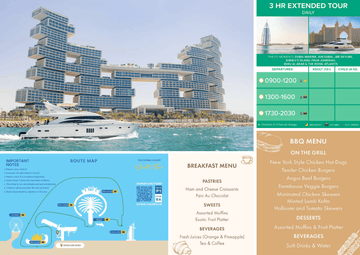 Dubai: Luxury Yacht Tour with Optional BBQ Lunch or Dinner