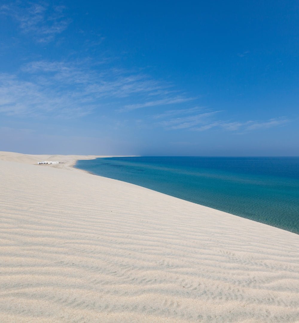 Doha: Desert Camp Day Use, Optional Safari, Sandboarding, and Camel Ride Tour