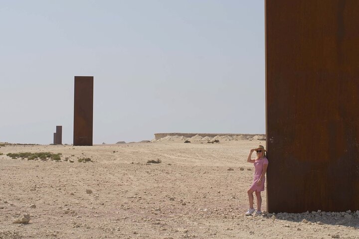 Doha: Richard Serra Sculpture, Mushroom Hills & Zekreet Fort Private Tour