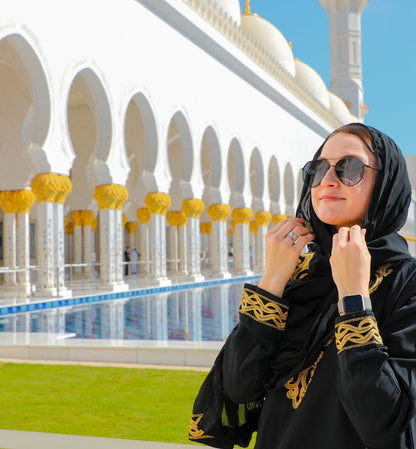 De Dubai: excursão de meio dia à mesquita Sheikh Zayed em Abu Dhabi