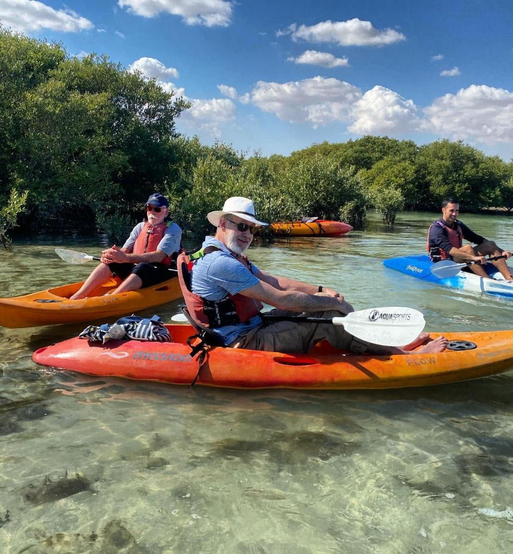 Doha: experiență de caiac în mangrove în Purple Island Al Khor