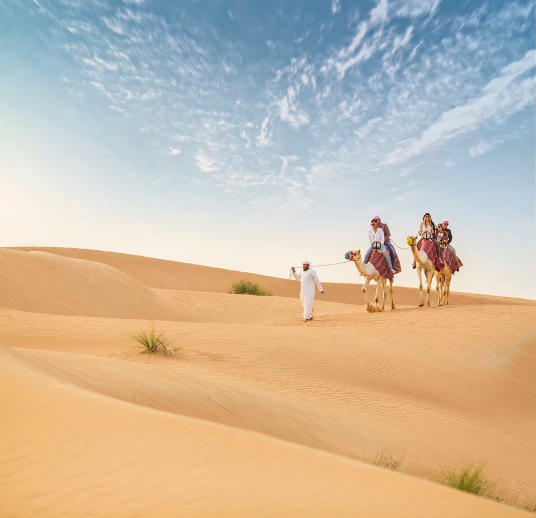 Dubai: kameelwoestijnsafari en traditioneel diner