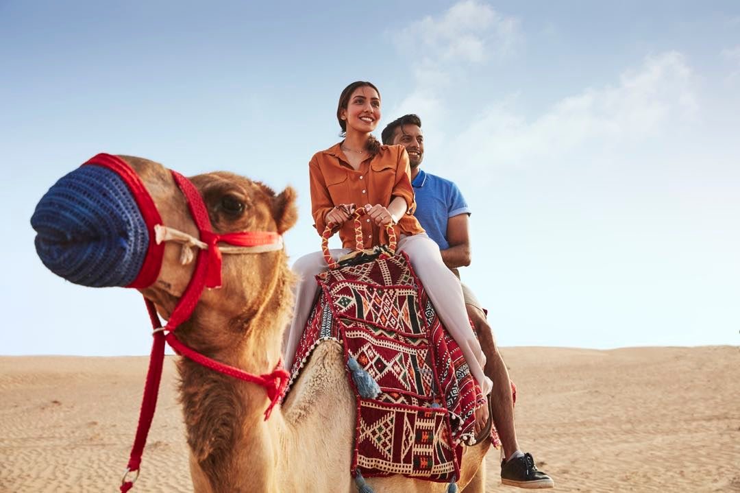 Dubai: kameelwoestijnsafari en traditioneel diner