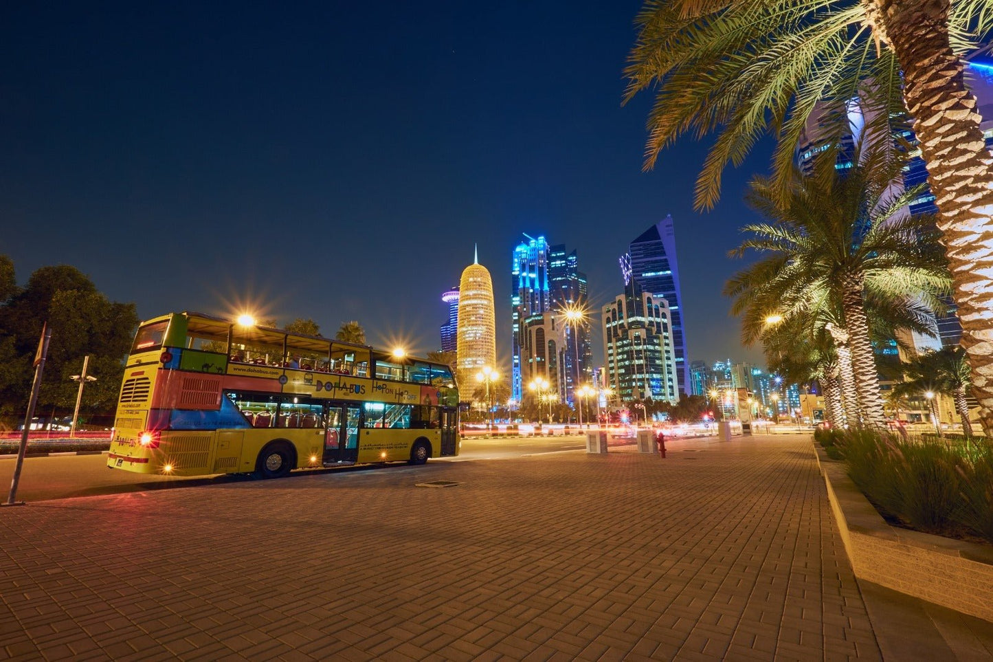 Doha: biglietto per l'autobus hop-on hop-off da 24 ore con audioguida