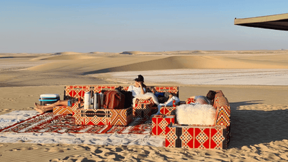 Doha : safari VIP d'une journée dans le désert avec dîner traditionnel de style bédouin