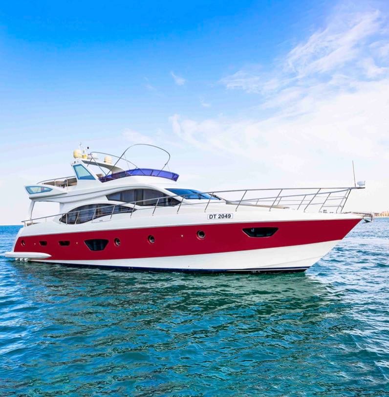 Dubai: Lana 62 Fuß Luxusyacht, Privatvermietung