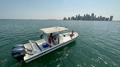 Doha: Morgendliche Bootsfahrt entlang der Doha Corniche