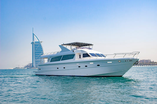 Dubai: Gulf Craft Boat 86 ft Private Boat Trip